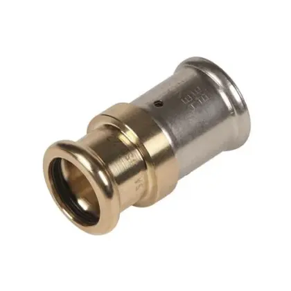 Henco Persovergangsstuk messing 20/2mm x 15mm pers (drink)water Henco 36P-2015P