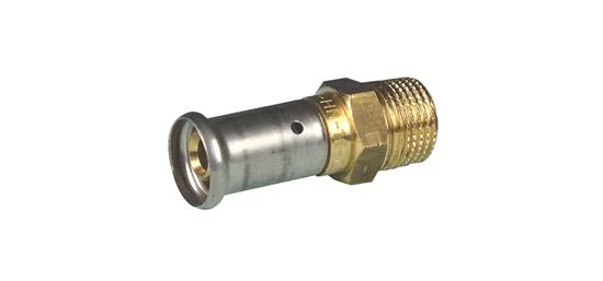 Henco Persovergangsstuk messing 26/3mm x 3/4" M (drink)water Henco 17P-2605