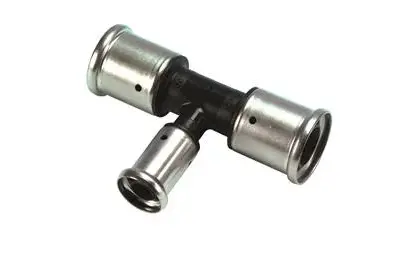 Henco Persverloop-T kunststof 32/3x26/3x32/3mm FFF (drink)water Henco PVDF 10PK-322632
