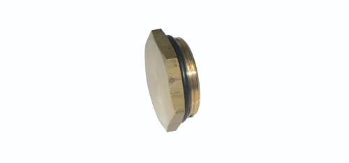 Henco VS messing collector blindstop met O-ring 3/4 M VS-05