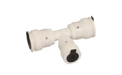 Henco Steekverloop-T kunststof 26 x 20 x 26mm FFF (drink)water Henco Vision - Push Fit 10SK-262026
