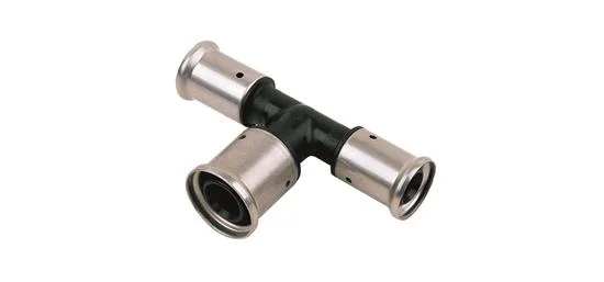 Henco Persverloop-T kunststof 16/2x20/2x16/2mm FFF (drink)water Henco PVDF 12PK-162016