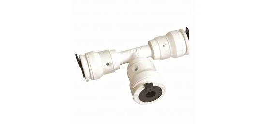 Henco Steekverloop-T kunststof 16 x 20 x 16mm FFF (drink)water Henco Vision - Push Fit 12SK-162016