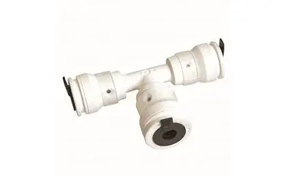Henco Steekverloop-T kunststof 20 x 26 x 20mm FFF (drink)water Henco Vision - Push Fit 12SK-202620
