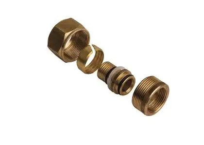 Henco Knelovergangsstuk messing 26/3mm x F (drink)water Henco 13-V2622H-2