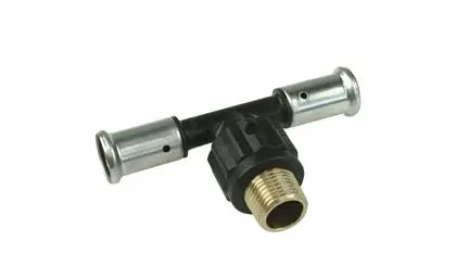 Henco Persovergangs-T-stuk kunststof 63/4.5 x 2" x 63/4.5 M (drink)water Henco PVDF 14PK-631063