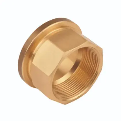 Henco Persovergangsstuk messing 75/6mm x 1" F (drink)water Henco 18HNA-06
