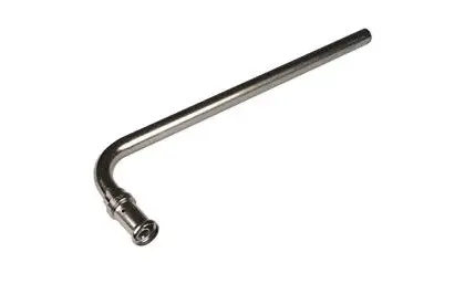 Henco Persovergangsbocht messing 16mm x 90° (drink)water Henco 24P-1604