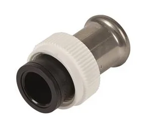 Henco Persaansluitkoppeling kunststof met vlakke dichting 40/3.5mm x 6/4" FF (drink)water Henco PVDF 26PK-4008