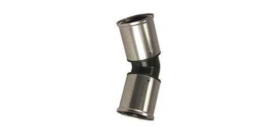 Henco Persknie kunststof 50/4mm FF 45° (drink)water Henco PVDF 27PK-5050