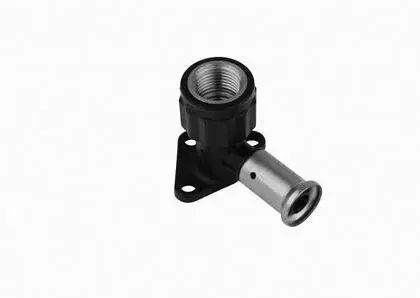Henco PVDF SANITAIR MUURPLAAT BINNENDRAAD 16X1/2 INOX Henco 2PK-1604-X