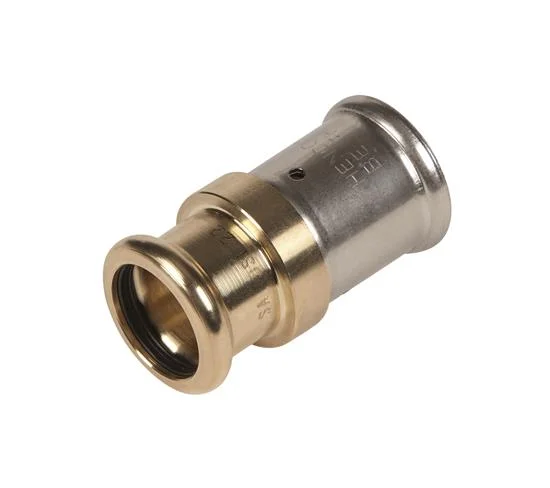 Henco Persovergangsstuk messing 26/3mm x 28mm pers (drink)water Henco 36P-2628P