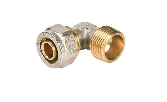 Henco Knelovergangsknie messing 26mm x 1" M (drink)water Henco 5-2606-S