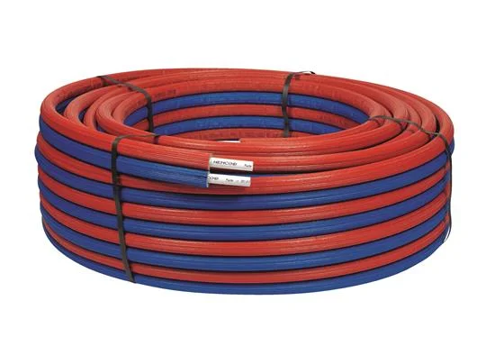 Henco Geïsoleerde meerlagenbuis 6 mm Henco RIXc 16x2mm rood/blauw flexibel 50m 50-ISO4-COMBI16R