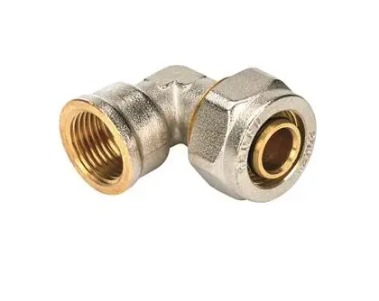 Henco Knelovergangsknie messing 20mm x 1/2" F (drink)water Henco 6-2004-S