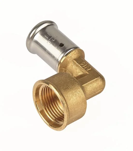 Henco Persovergangsknie messing 20/2mm x 3/4" F 90° (drink)water Henco 6VBS-2005