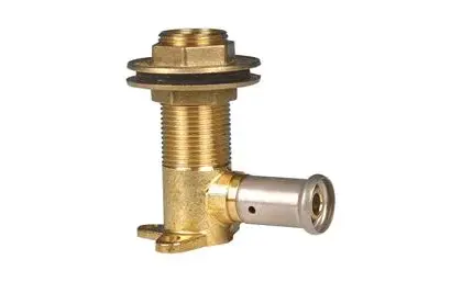 Henco MES SANITAIR MUURPLAAT BUITENDRAAD 16X3/4 Henco 7P-1605