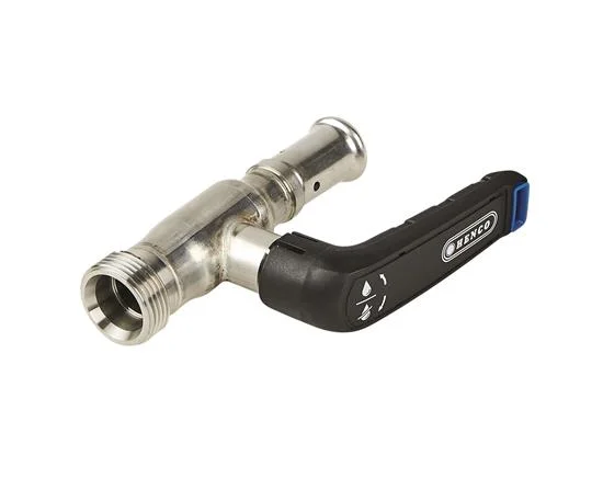 Henco Kogelkraan 2-delig met volle doorlaat DN 26mm x 3/4" M pers Henco BAP-FFV2605EK