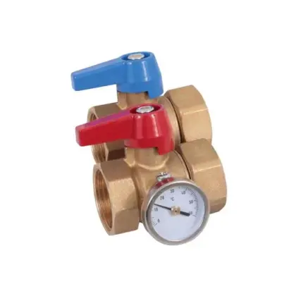 Henco Kogelkraan met volle doorlaat DN 1" FF Henco UFH-BTM0606-M
