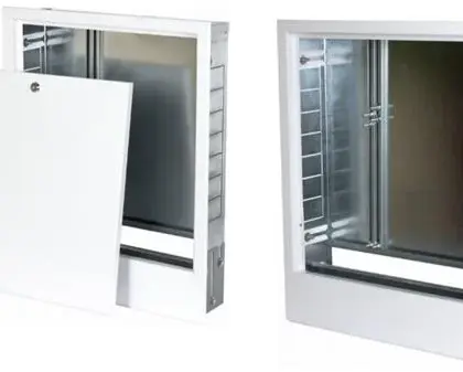 Henco Installatiekast inbouw Henco 715x760x175mm staal met deur UFH-CAB-I715