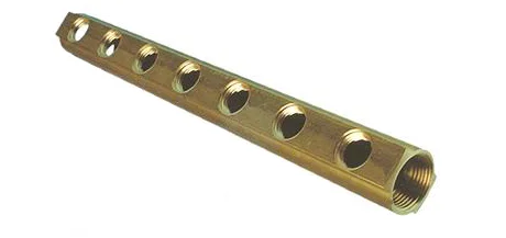 Henco Verdeler voor CV messing Henco 3/4" + 4 x 1/2" V-050404-Z