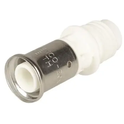 Henco Persovergangsstuk kunststof 26/3mm x 6/4" M (drink)water Henco VVPK-26