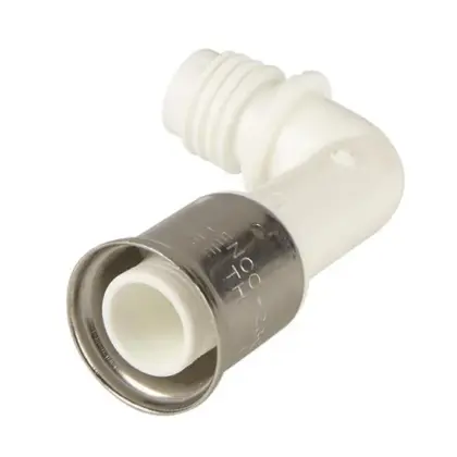 Henco VOEDING VERDELER BOCHT 90 TOEVOER BOVEN - 20 Henco VVPK90-20-U