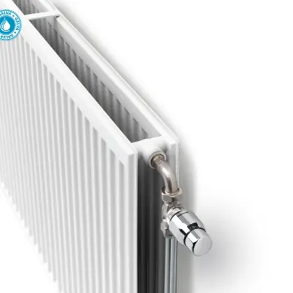 Henrad Paneelradiator Henrad Hygiene Galva 10 HxL=700x900mm 629W (75/65/20) wit RAL9016 0108071009