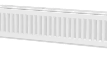 Henrad Paneelradiator Henrad Premium Plinth 33 HxL=200x1400mm 1306W (75/65/20) wit RAL9016