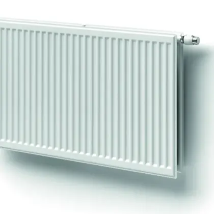 Henrad Paneelradiator Henrad Hygiene ECO Galva 10 HxL=600x1200mm 732W (75/65/20) wit RAL9016