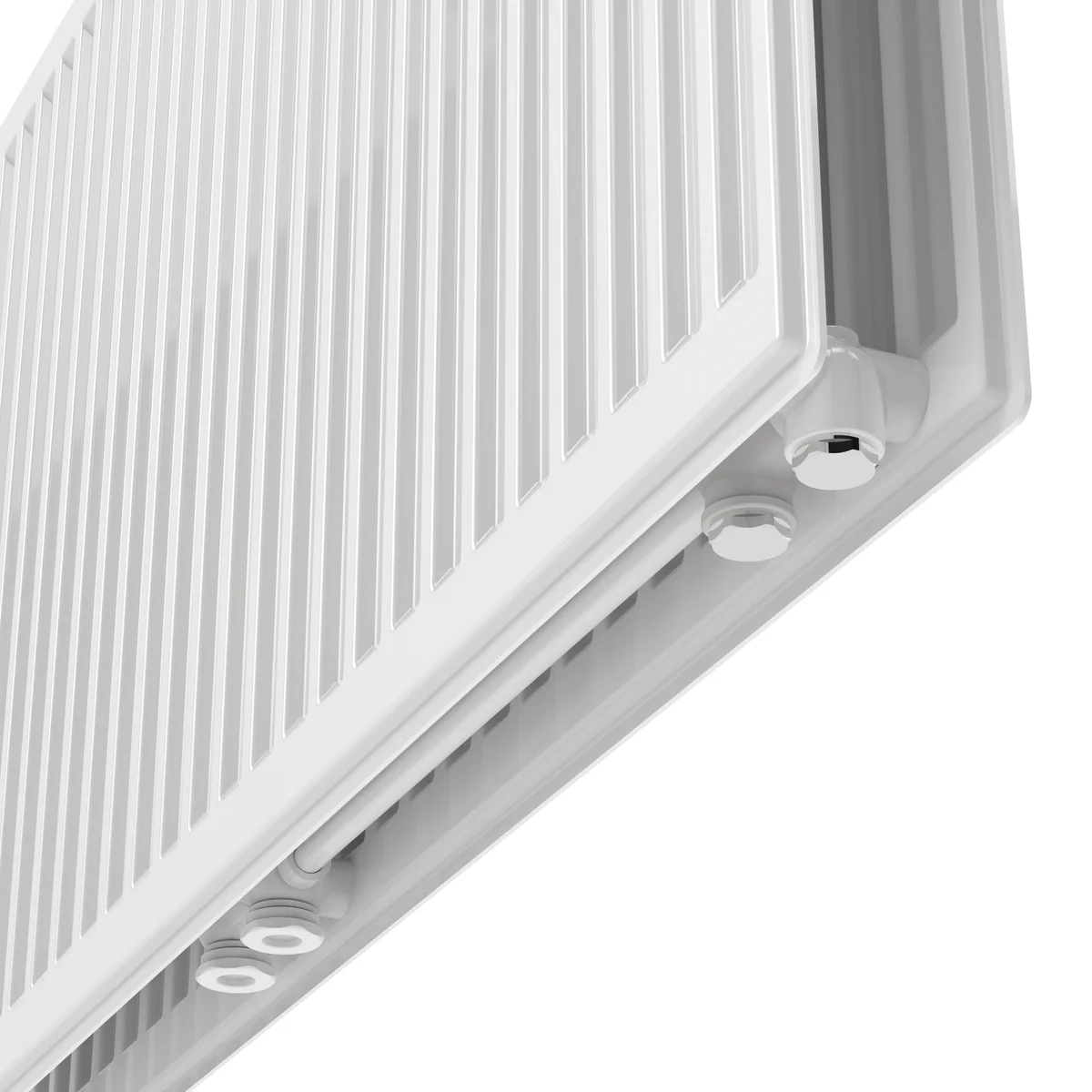 Henrad Paneelradiator Henrad Hygiene ECO Galva 30 HxL=600x700mm 1029W (75/65/20) wit RAL9016 , aansluiting: rechts / midden 0695063007