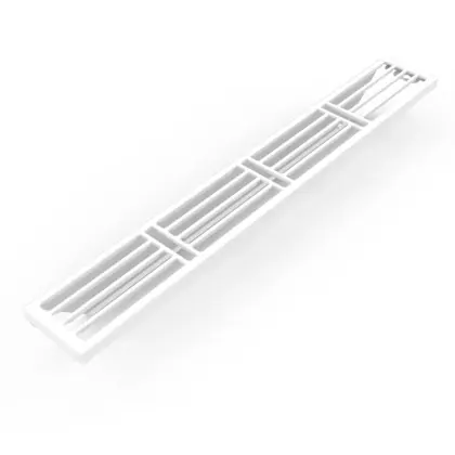 Henrad Bovenbekleding radiator Henrad L1600mm D63mm wit T11 R30021116
