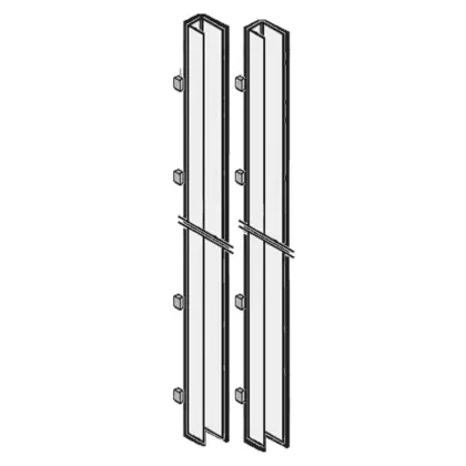 Henrad Console afdekking verticale radiator 2000 henrad T117120