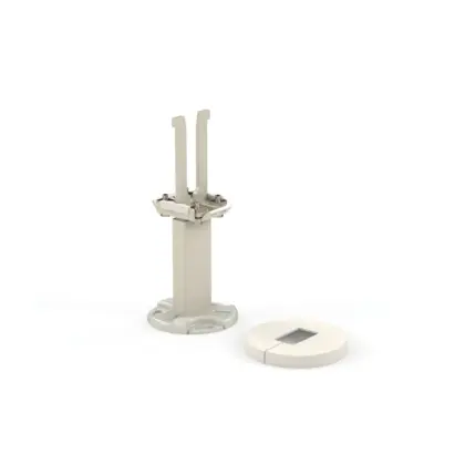 Henrad Witte voetconsole voor afgewerkte vloer T20-21 incl. afdekplaat henrad T168021