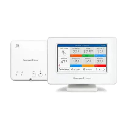 Honeywell Home ATP931GM4100 Honeywell Home ATP931 EvoHome draadloze slimme thermostaat met stuurmodule (AAN/UIT + Opentherm) - wit