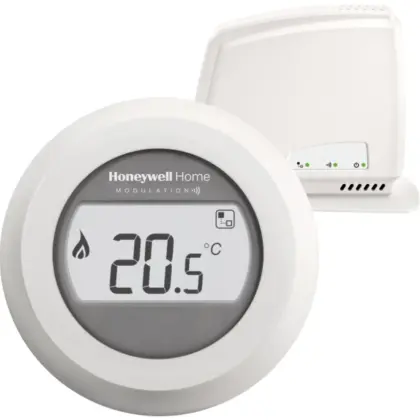 Honeywell Home Ruimteklokthermostaat Honeywell Home Round Connected weekklok klasse IV Y87RFC2032