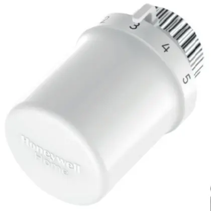 Honeywell Home Thera 6 thermostaatknop M30x1,5 - wit - vloeistofelement 1-28°C T3019W0