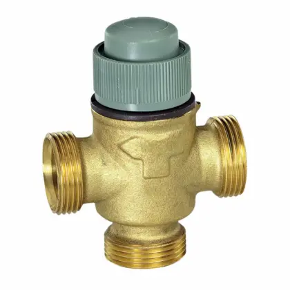 Honeywell Home Driewegmengkraan Honeywell Home DN32 PN16 kvs:16 messing buitendraad VXE32B16MFS