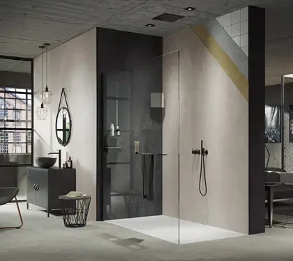 Huppe ES010143E Huppe Wb EasyStyle wandbekleding 2550 x 1000 mm - Barcelona zandbeige