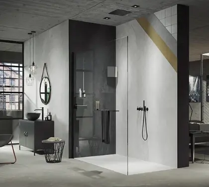 Huppe ES011143B Huppe Wb EasyStyle 2x wandbekleding 2550 x 1000/1000 mm - Barcelona wit