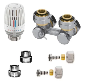 IMI Heimeier Set thermostaat K met H-blok muur heimeier 9690-76.800