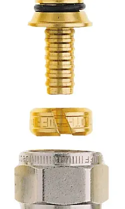IMI Heimeier Knelkoppeling IMI Heimeier messing 14x2mm 3/4" geschikt voor:  kunststof 1311-14.351