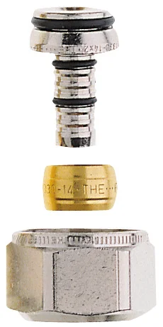 IMI Heimeier Knelkoppeling IMI Heimeier messing 16x2mm 3/4" 1331-16.351