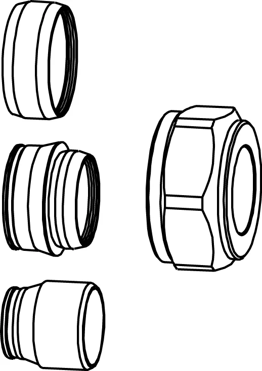 IMI Heimeier Knelset M22 (12x1mm) staal of koper heimeier 53372412