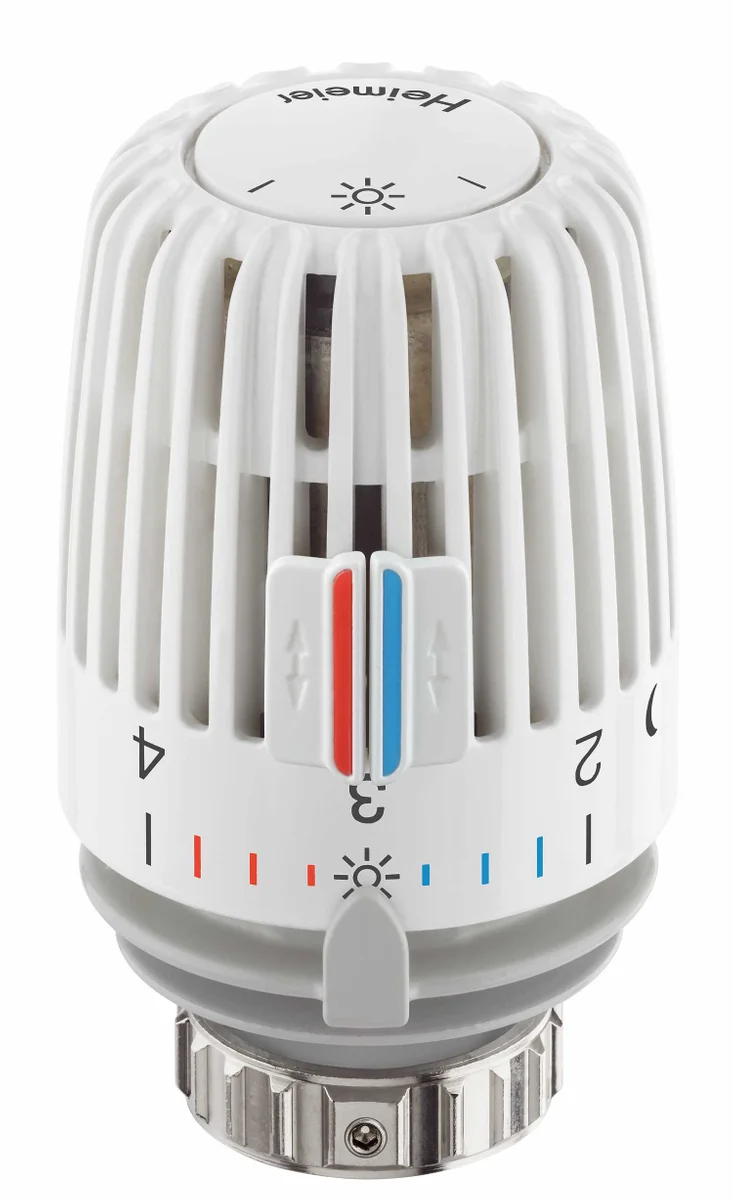 IMI Heimeier Radiatorthermostaatknop IMI Heimeier K-serie M30 x 1,5 wit 6-28°C diefstalbeveiliging met inbus 6040-00.500
