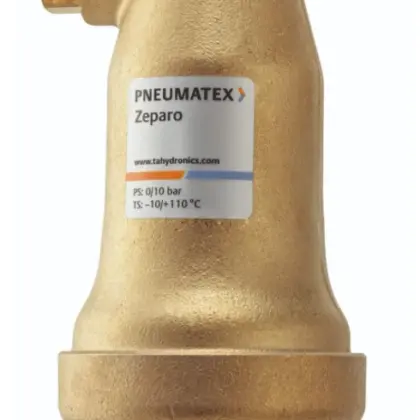 IMI Pneumatex Vlotterontluchter IMI Pneumatex Zeparo 3/4" messing ZUT 7890520