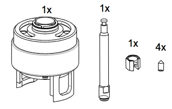 IMI TA Adapter TA-MOD. DN40-50 Slider imi 32204280800