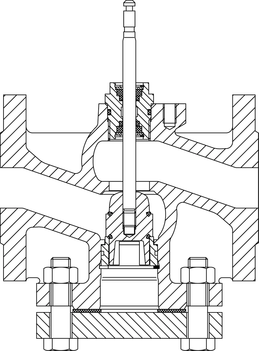 IMI TA 2-weg regelafsluiter TA CV216 GG PN16 DN65 Kvs 50 TA 60235165