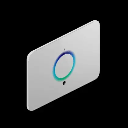 IPee TFP.01.W Ipee Buddy bedieningsplaat - white glass