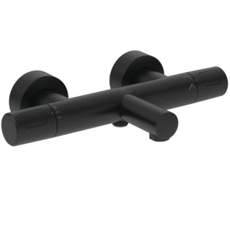 Ideal Standard CeraTherm T25 New thermostatische badmengkraan - Silk Black A8475XG